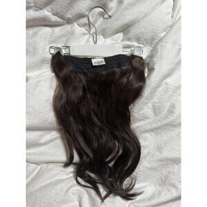 Hidden Crown Daydream 14 inch Halo Style Remy Hair #2 brown